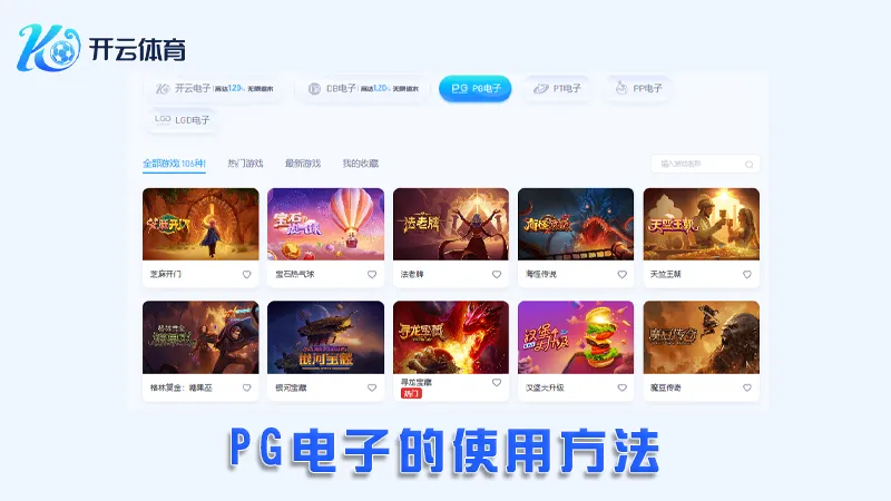 芝麻开门PG电子游戏平台界面展示